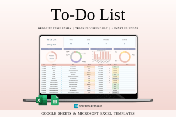 Download To-Do List Tracker Template Excel - Premium Resources