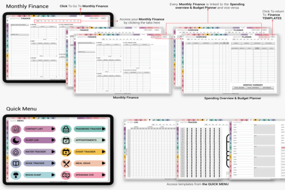 Download ADHD Digital Planner-to Do List Journal - Premium Bundle