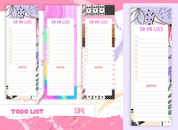 Download To Do List Printable Notepad - Premium Bundle