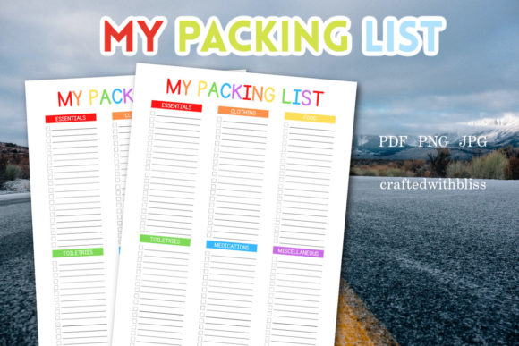 Download My Packing List, Travel Packing List - Packing list Collection
