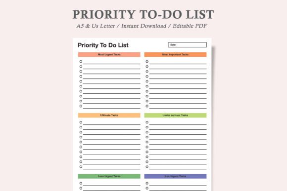 Download Priority to Do List,Priority Task List - Premium Resources